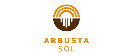 Arbusta sol - dizajn logotipa