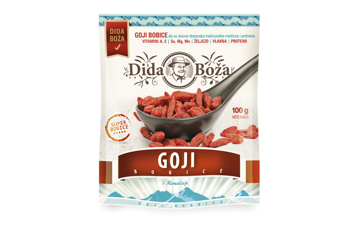 Dida Boža goji bobice dizajn ambalaže BERNARDIĆ STUDIO