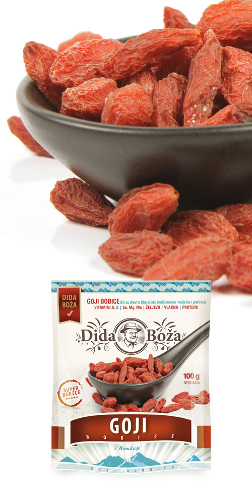 Dida Boža goji bobice dizajn ambalaže BERNARDIĆ STUDIO