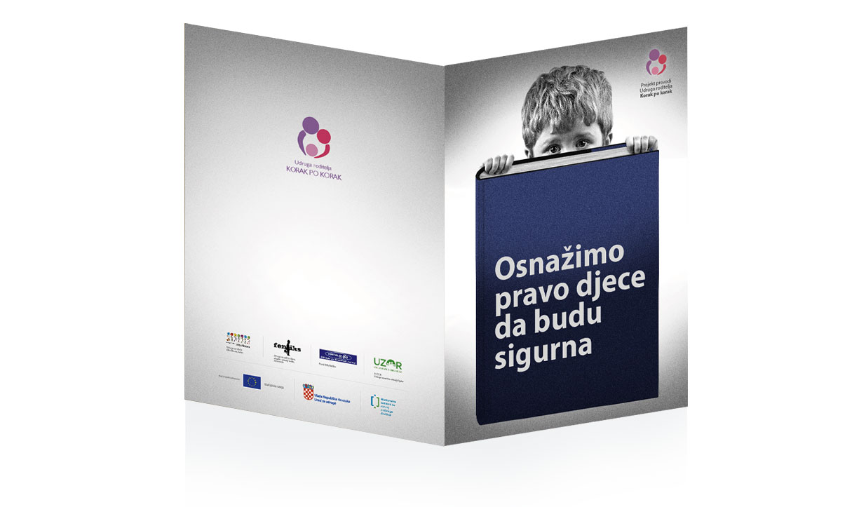 Oblikovanje vizualnog identiteta projekta Osnažimo pravo djece da budu sigurna