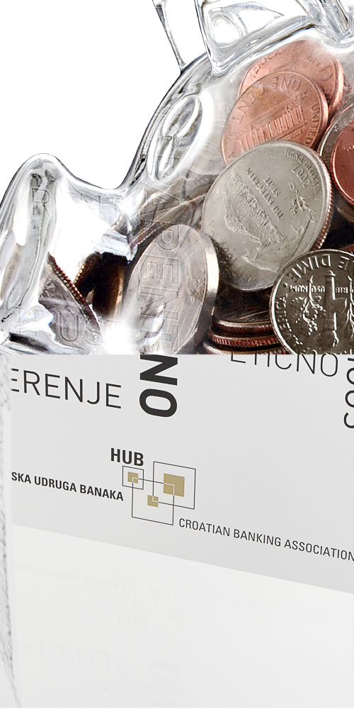 Hrvatska udruga banaka - dizajn godišnjeg izvješća Bernardić studio