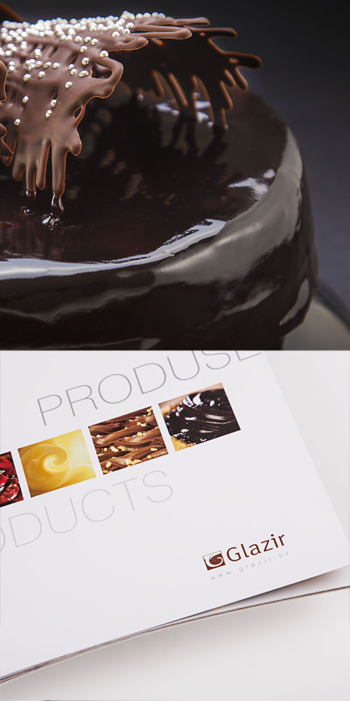 Oblikovanje dizajn product brošure Glazir - Bernardić studio
