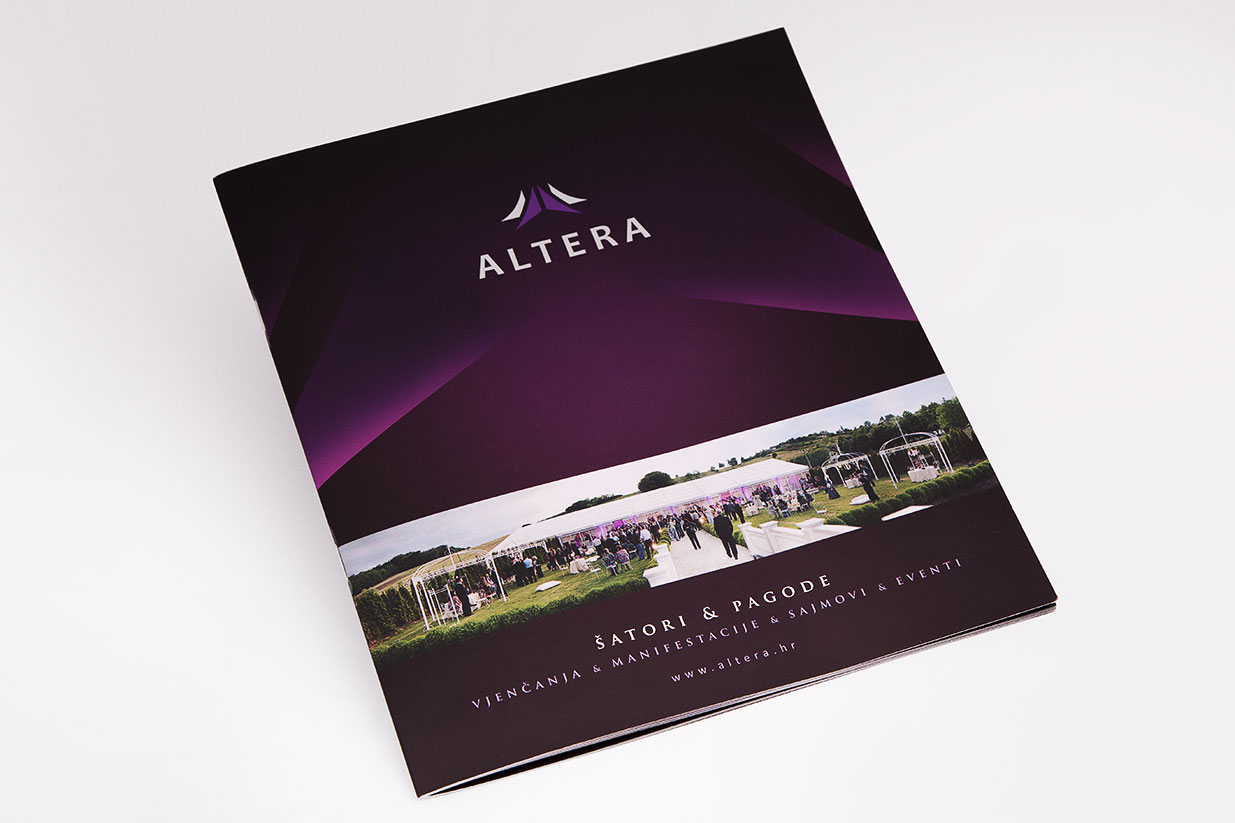Dizajn kataloga Altera šatori i pagode - BERNARDIĆ STUDIO