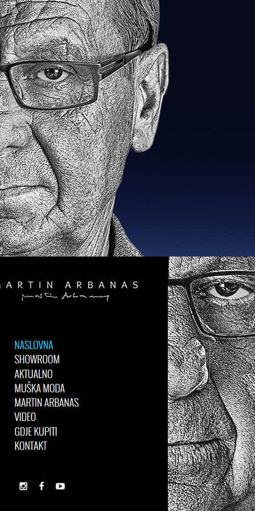 Martin Arbanas - dizajn i izrada web stranice - Bernardić studio