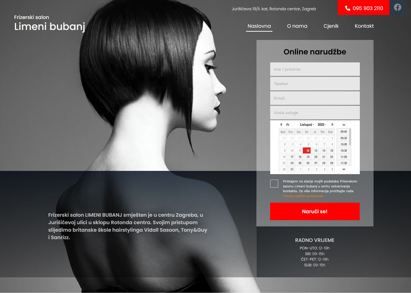 Dizajn i izrada web stranice - LIMENI BUBANJ - BERNARDIĆ STUDIO