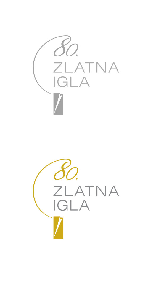 80. Zlatna igla | Oblikovanje vizualnog identiteta modne priredbe  | BERNARDIĆ STUDIO