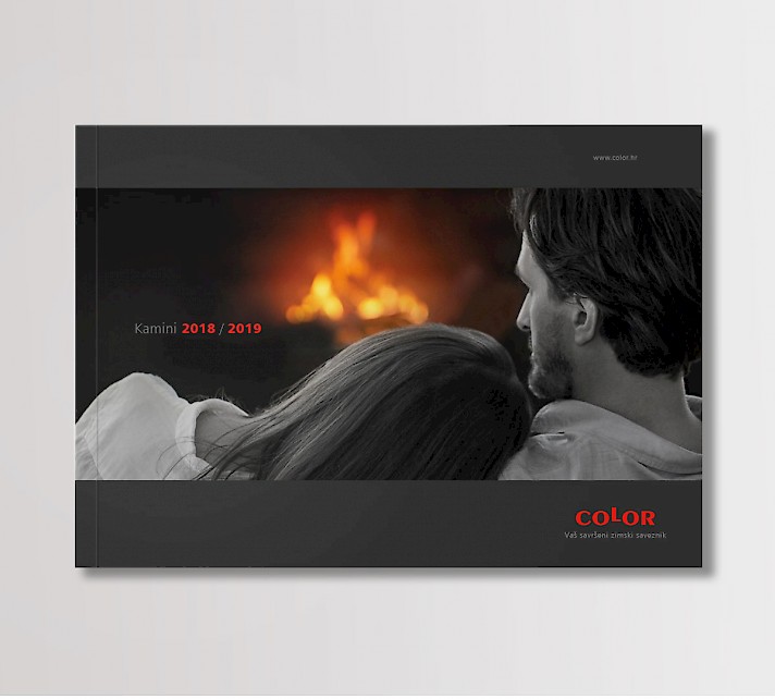 Dizajn Kataloga - Color kamini | Bernardić Studio | dizajn i oblikovanje kataloga
