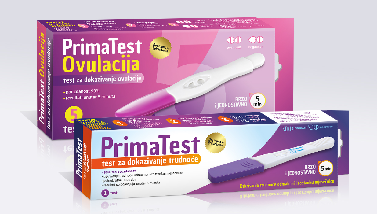 Propharma - dizajn ambalaže za PrimaTestove - Bernardić studio